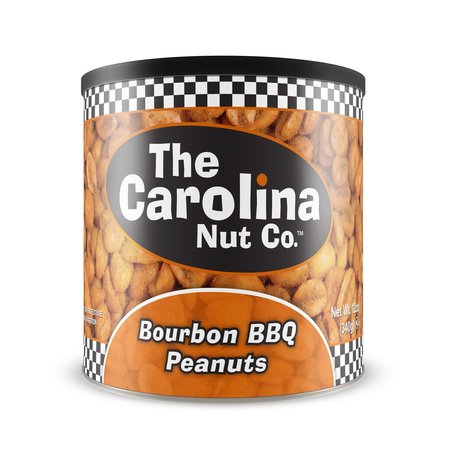 THE CAROLINA NUT CO Bourbon BBQ Peanuts 12 oz Can 11007